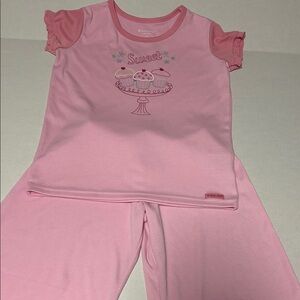 American Girl Pink Cupcake Pajama Set